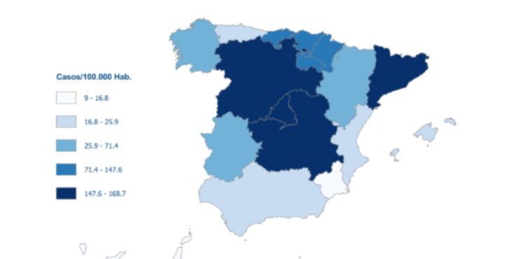 Los fallecidos con coronavirus en España caen hasta 268 en las últimas 24 horas